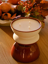 Candle holder in shells