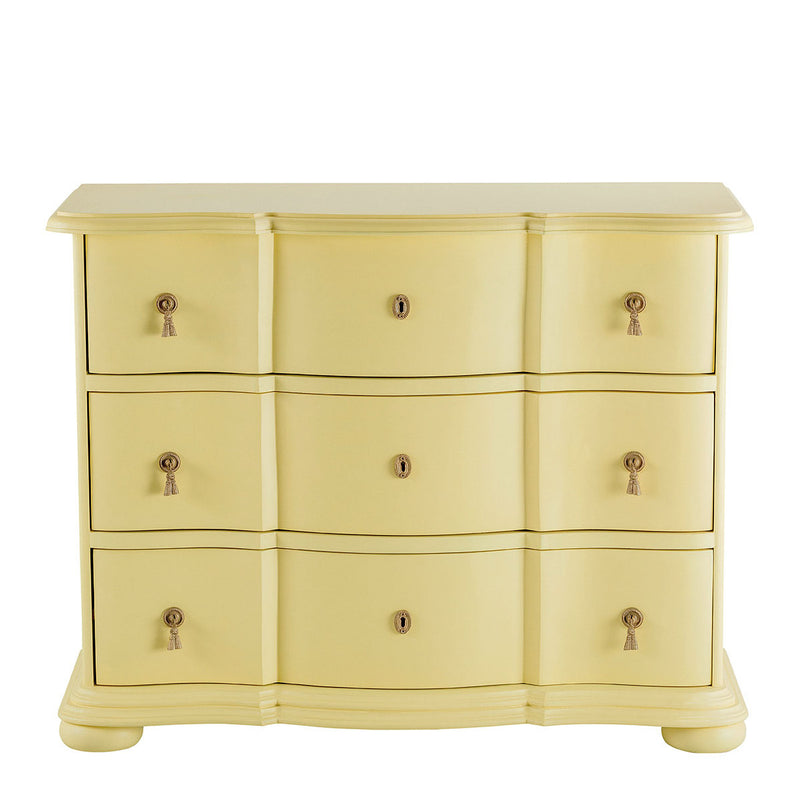 Cómoda Carlotta em tom amarelo pastel